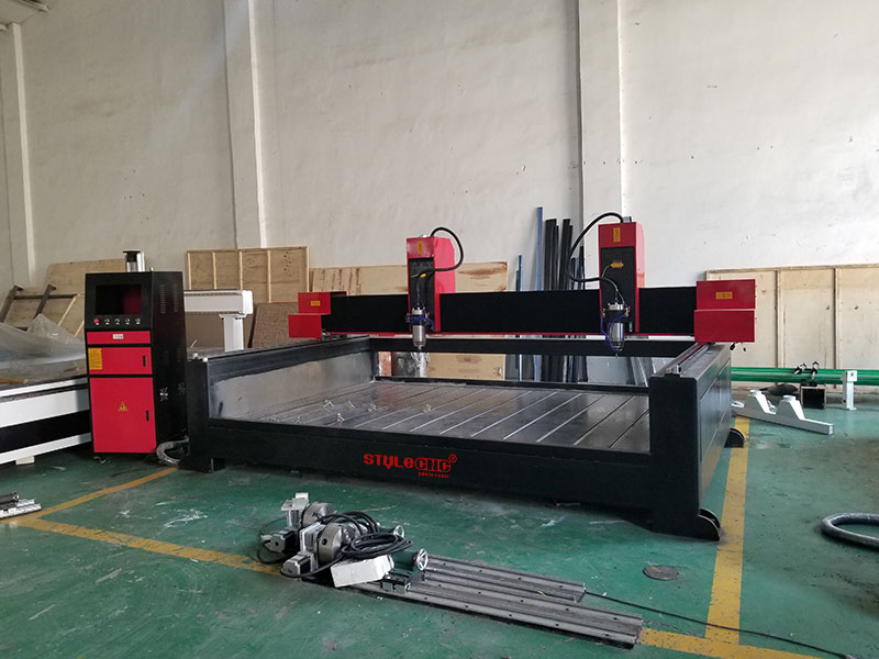雙主軸 3D 數控石材雕刻機 雙主軸 3D 數控石材雕刻機