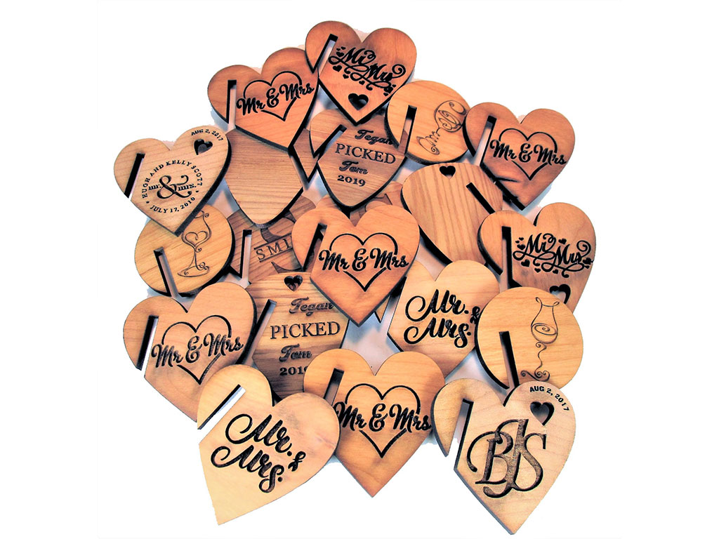 木工激光雕刻樣品