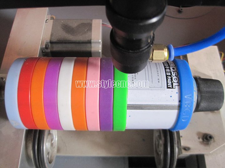 橡膠手環(huán)激光雕刻樣品