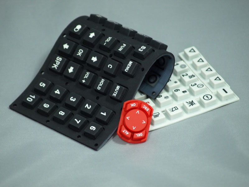 激光雕刻橡膠鍵盤項目