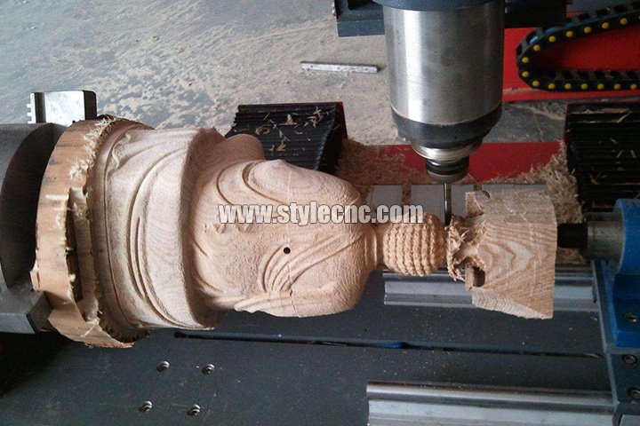 工藝品用旋轉軸數(shù)控雕刻機