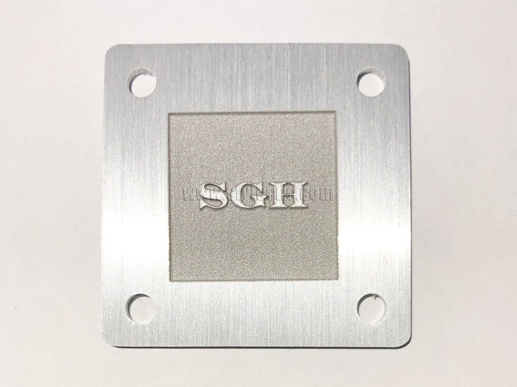 激光金屬雕刻機用于鋁雕刻項目