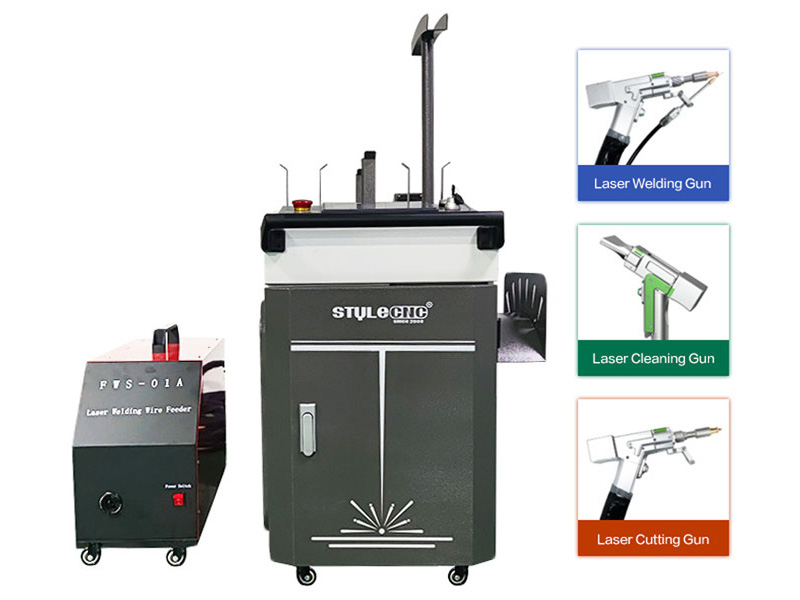 三合一便攜式手持式激光金屬切割機、焊接機和清潔器